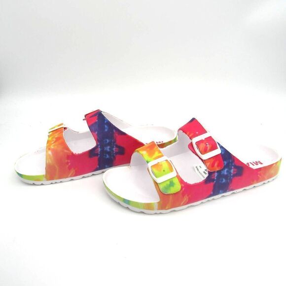 Mia Jasmin Print Women's Sandals Multi Color Sz 11 - Picture 4 of 8